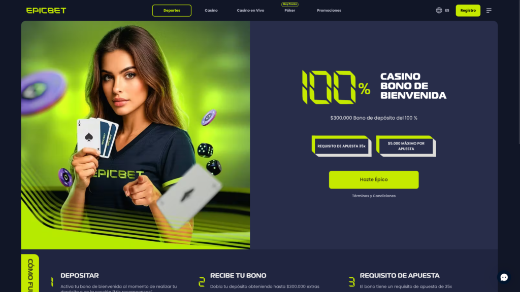 C&oacute;digo promocional Epicbet