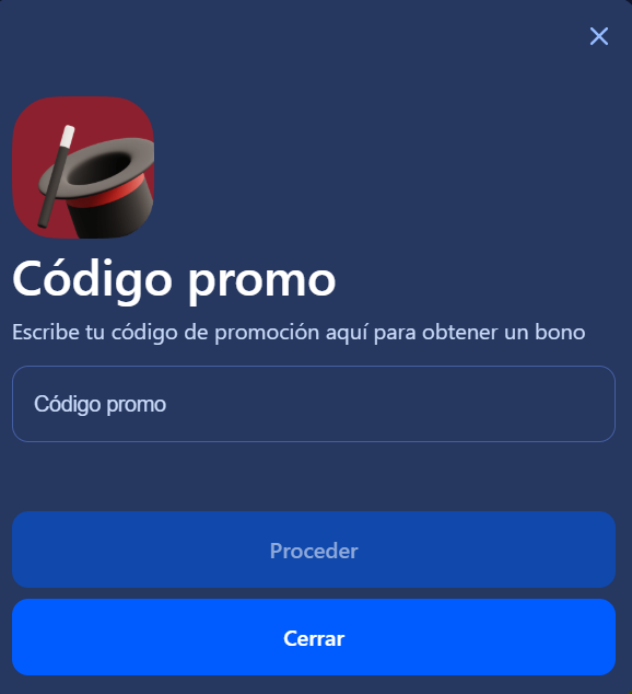 Código promocional Jugabet