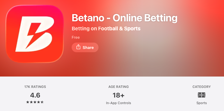 betano ios