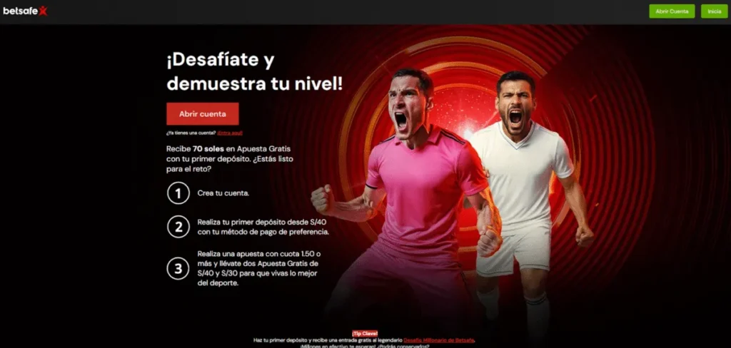 Betsafe C&oacute;digo promocional