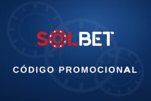 Logo de Solbet y c&oacute;digo promocional